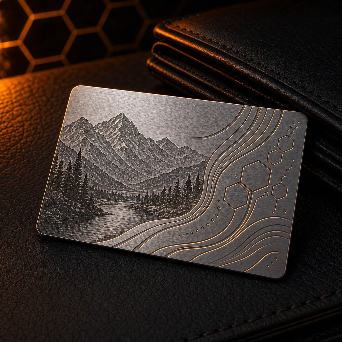 Engraved Wallet Insert Card