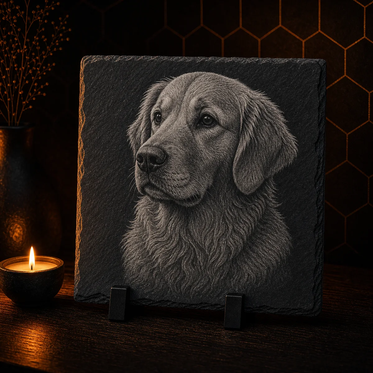 Pet Memorial Photo Plaque